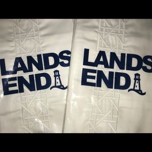 2-Lands End Supima Cotton PillowShams